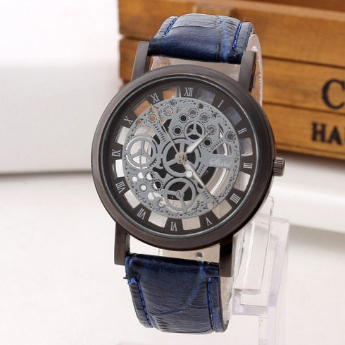 Fashion hollow belt watch non-mechanical watch for men and women