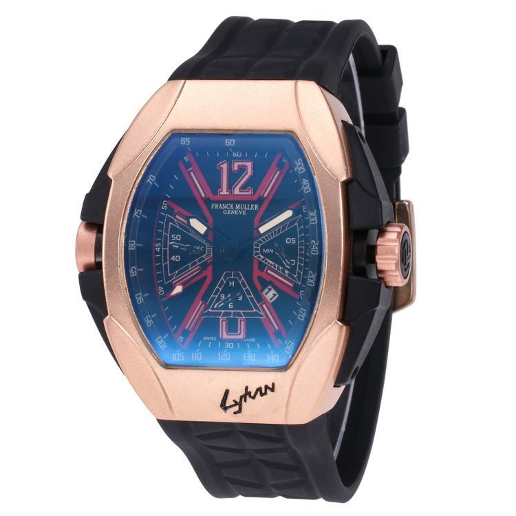 Silicone quartz watch for casual fashion men