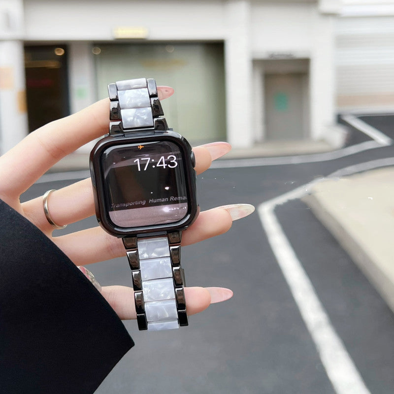 Textured Metal And Resin For Men And Women Iwatch For Watch Straps