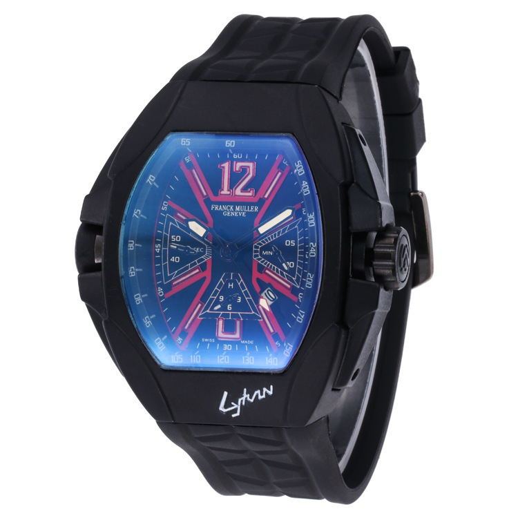 Silicone quartz watch for casual fashion men