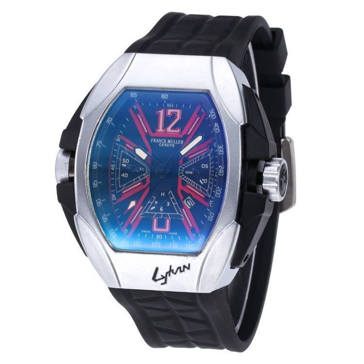 Silicone quartz watch for casual fashion men